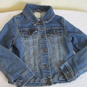 Girls 1989 Place Stretch Denim Jean Jacket Size Small / 6